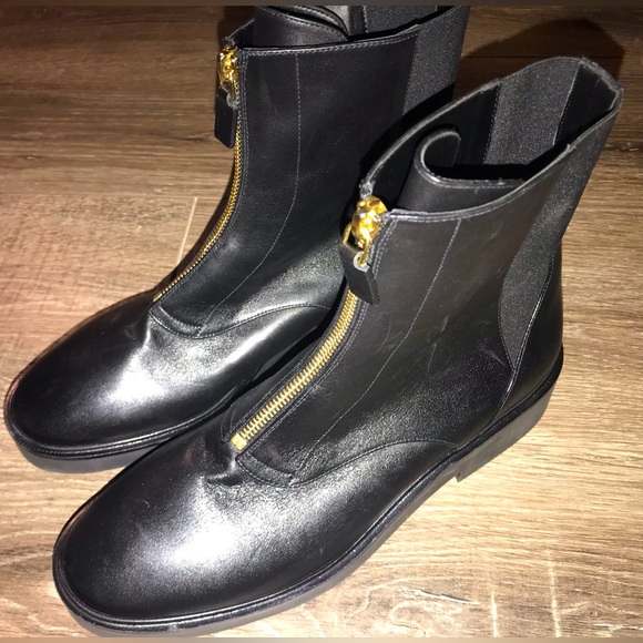 NEW Stuart Weitzman Charlie Lodge Zipper Boot 9.5 - Picture 2 of 10